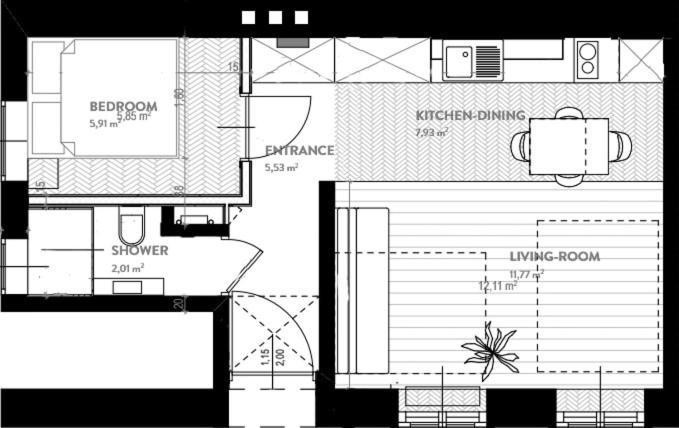 Apartment Modern W Free Parking, Projector,netflix *